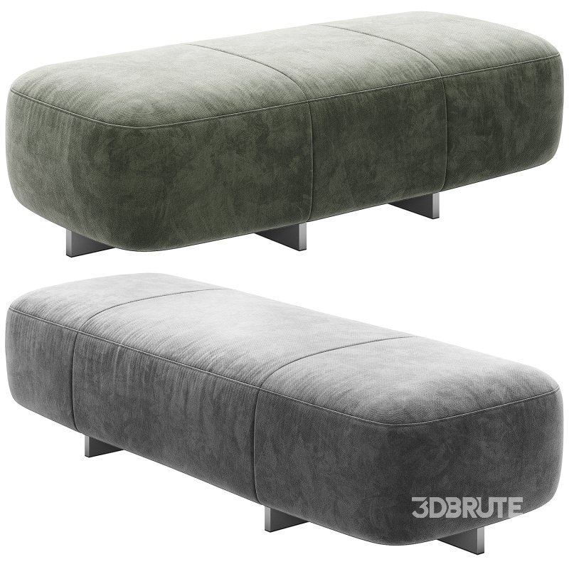 Minotti Yves Bench in 3 different sizes Image 3