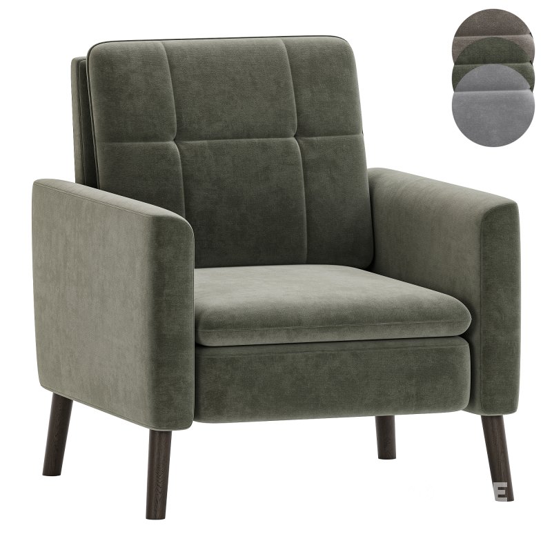 Bopp Upholstered Armchair Image 2