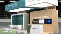 exhibition booth stand 3d Model - Thumbnail 3