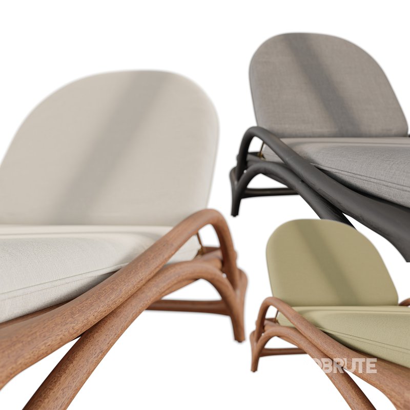 Zen outdoor adjustable lounger Image 5