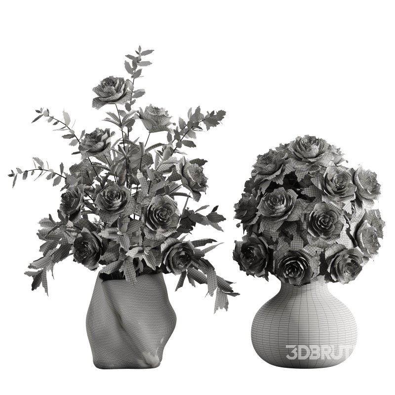 Bouquet of flowers set 007 Image 3