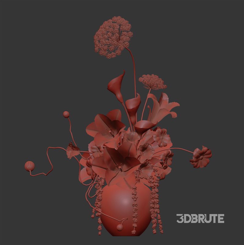 Ivory Elegance Floral Arrangement set43 Image 5