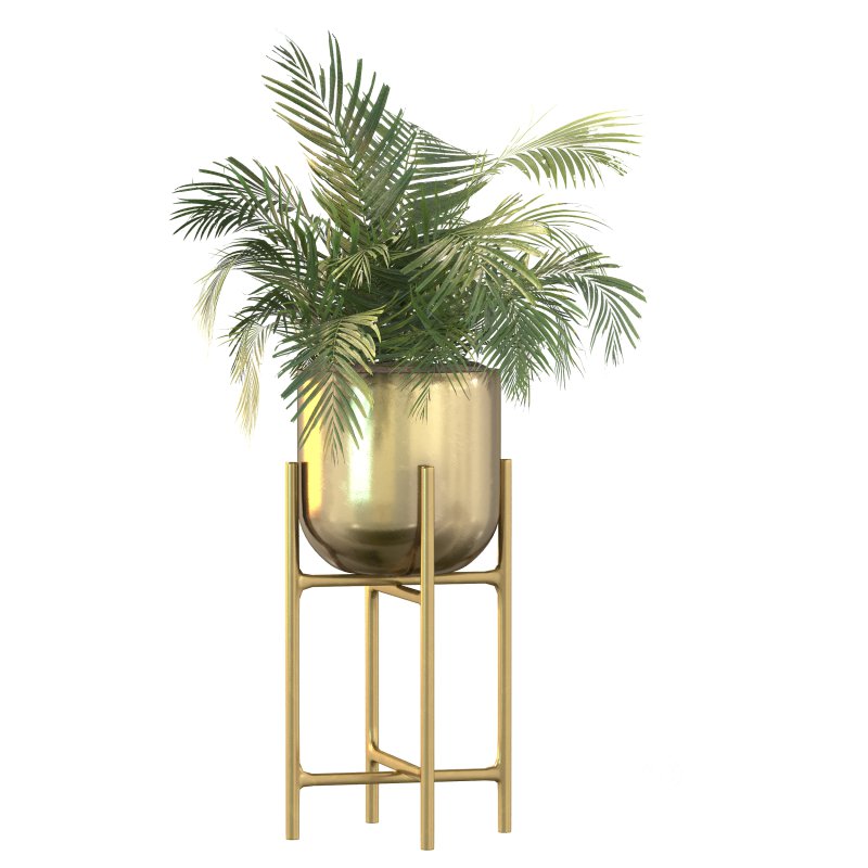 Metal Plant Set 06 Image 3