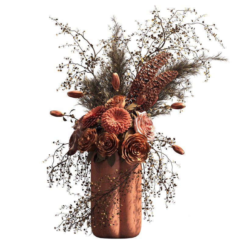 Bouquet of flowers set 001 Image 6