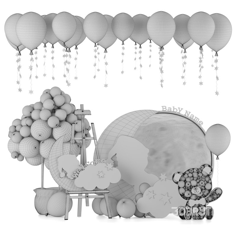 baby newborn room decorative Image 6