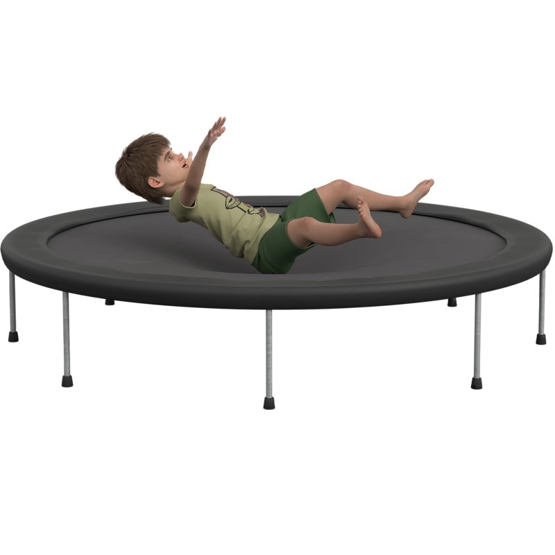 Child on Trampoling Game Image 5