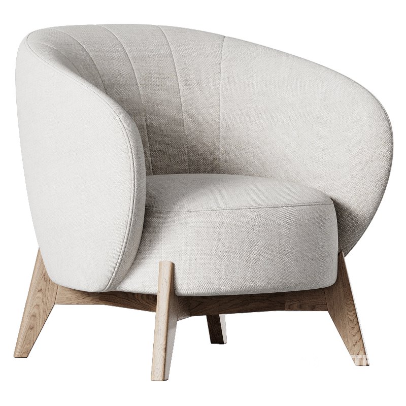 Tilar Velvet Sand Chair Image 1