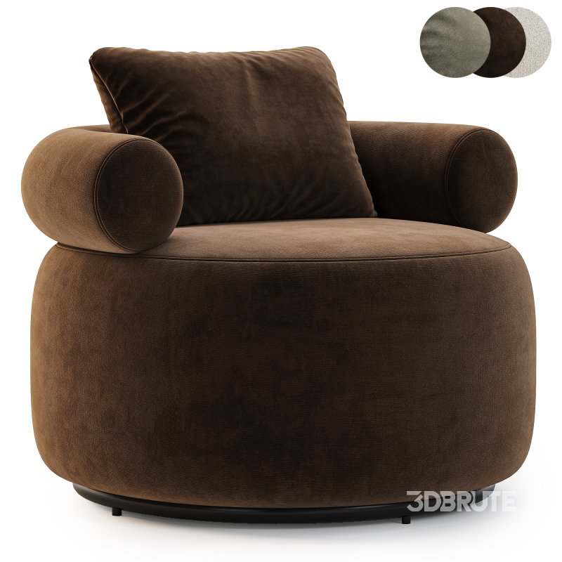 Huggy Swivel Armchair Image 4