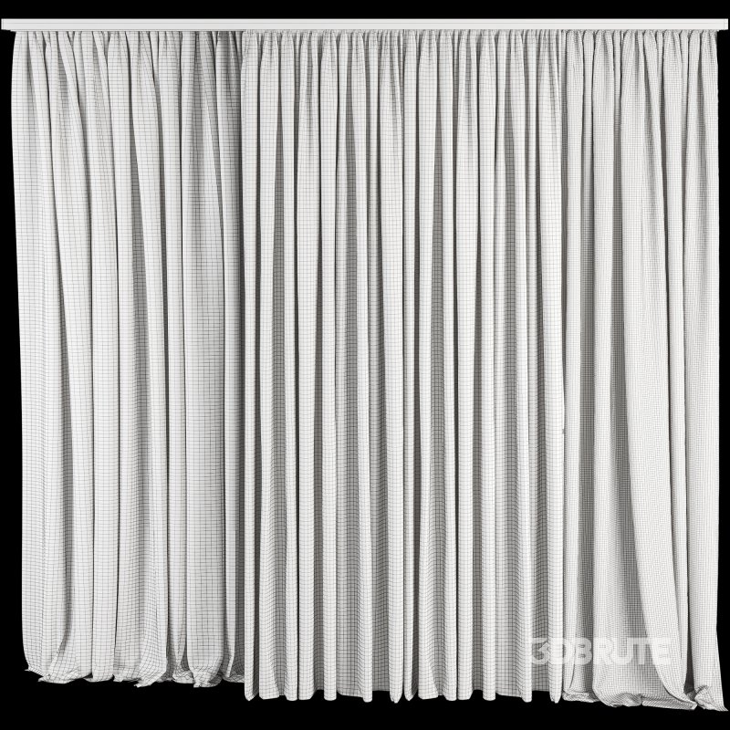 Silk and Cotton Curtain Set 85 Image 5