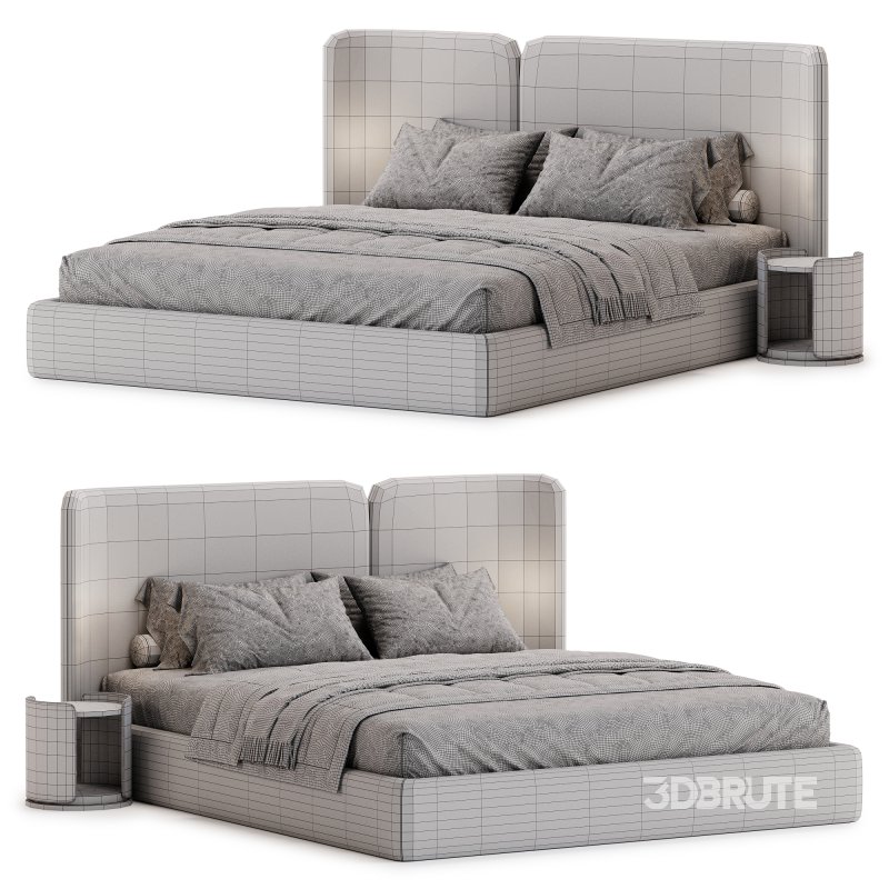 Lit Coffre Avec Sommier Relevable Molona Image 4