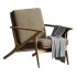 Name: Cavett Wood Frame Chair - Thumbnail 1