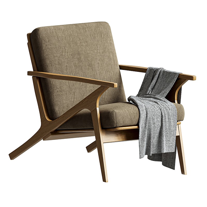 Name: Cavett Wood Frame Chair Image 1
