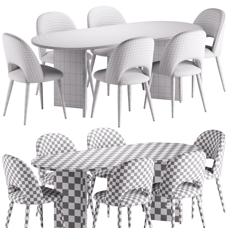 Rachel Dining Chair and Toni Dining Table Image 8