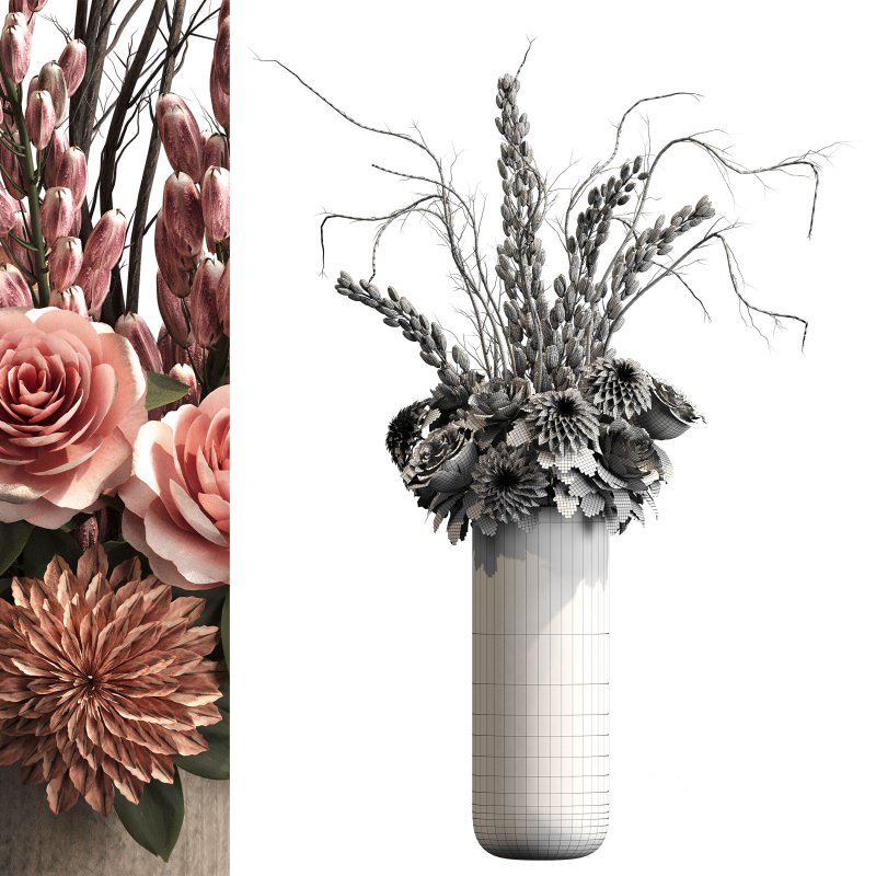 Bouquet of flowers set 002 Image 5