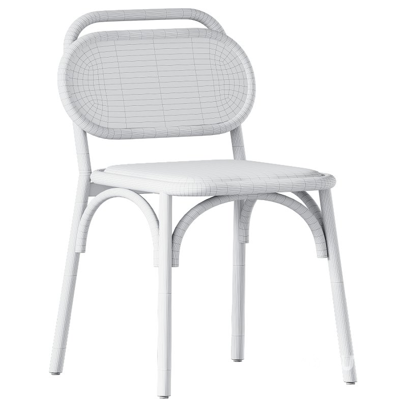 Doriane solid oak chair Image 3