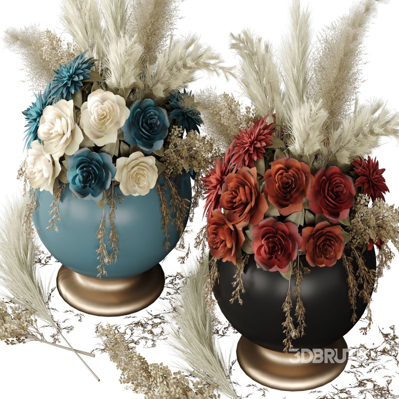 Bouquet of flowers set 09 Image 7