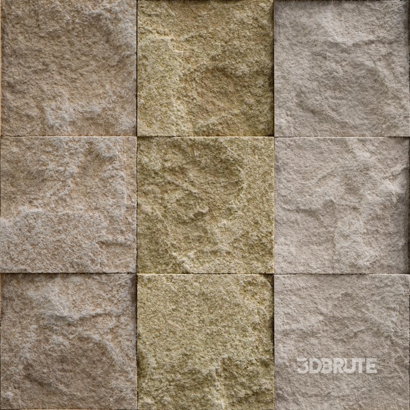 Split Face Travertine 06 (Seamless) Image 3