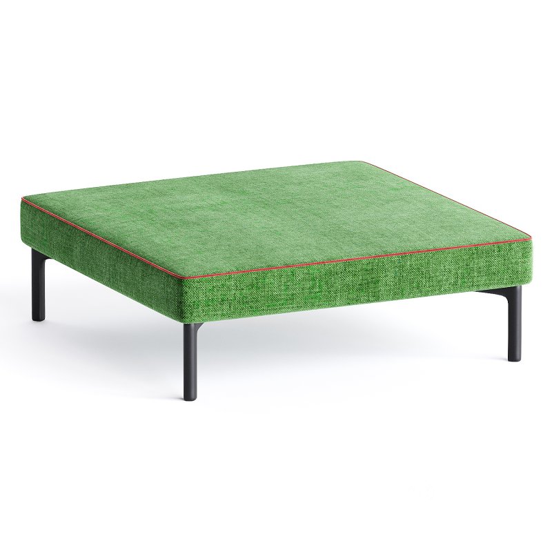 pouf fabric metal Image 3