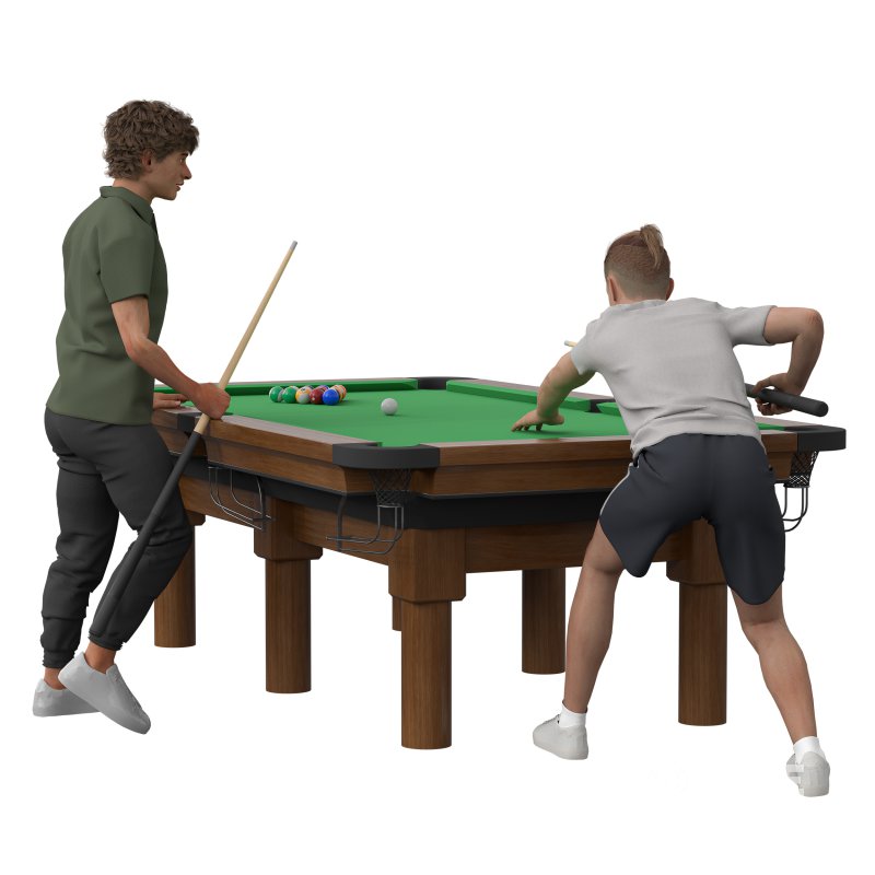 Playing Billiards Image 2