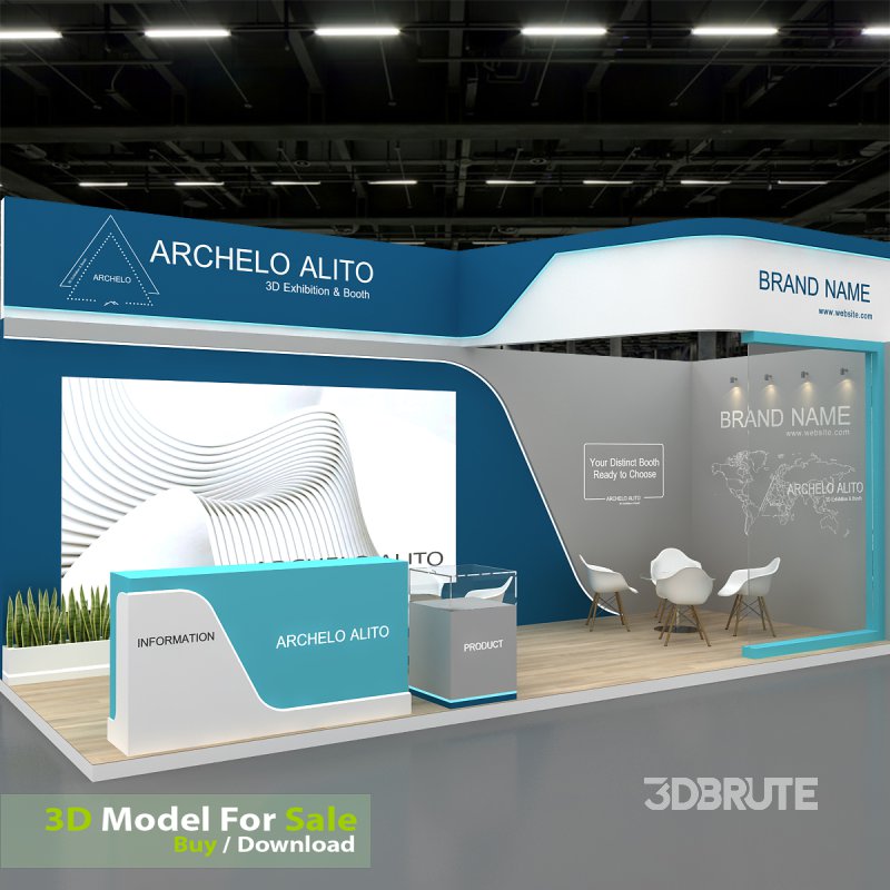 3d booth stand Image 1