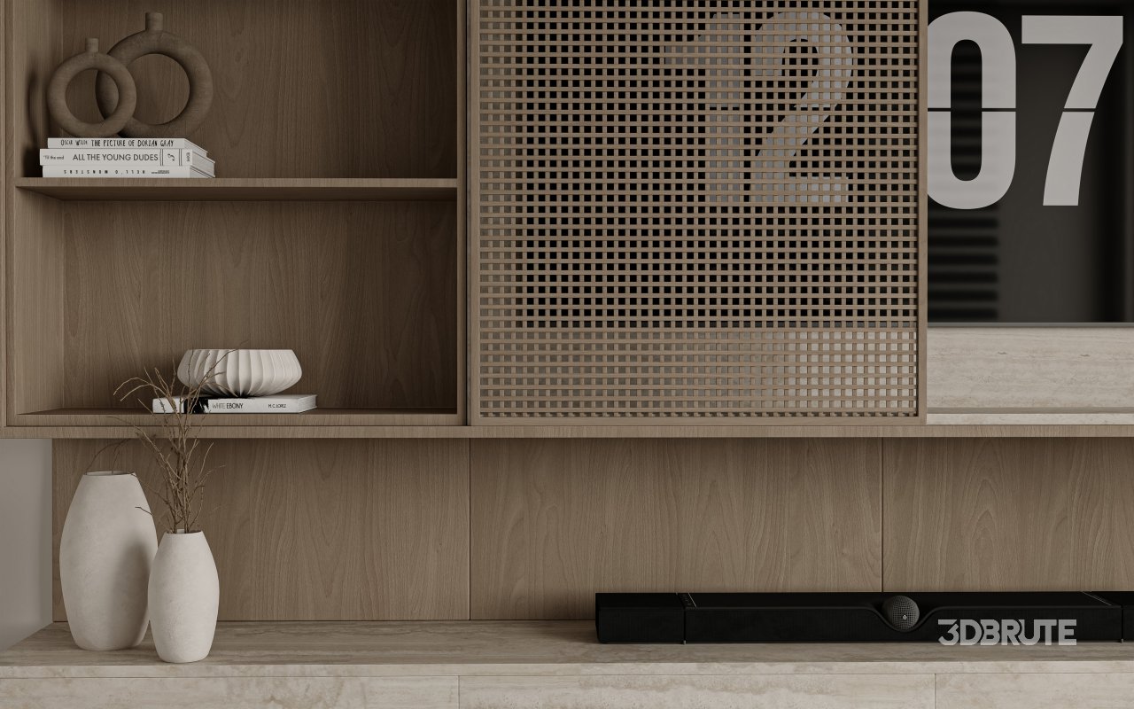 TV Wall-Set 04 Image 1