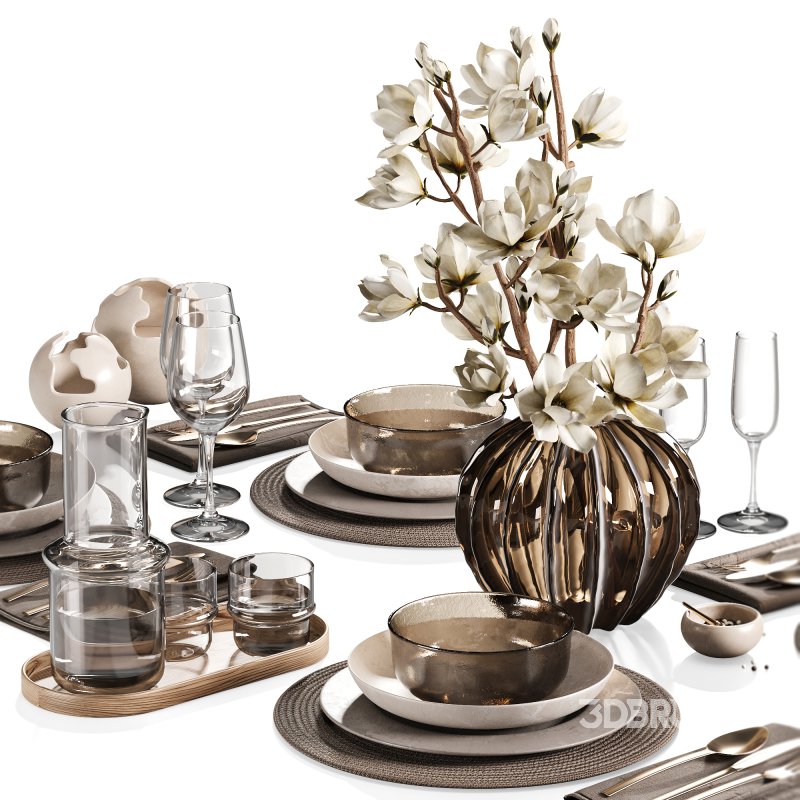Sculptural_Magnolia_Table_Setting_27 Image 3