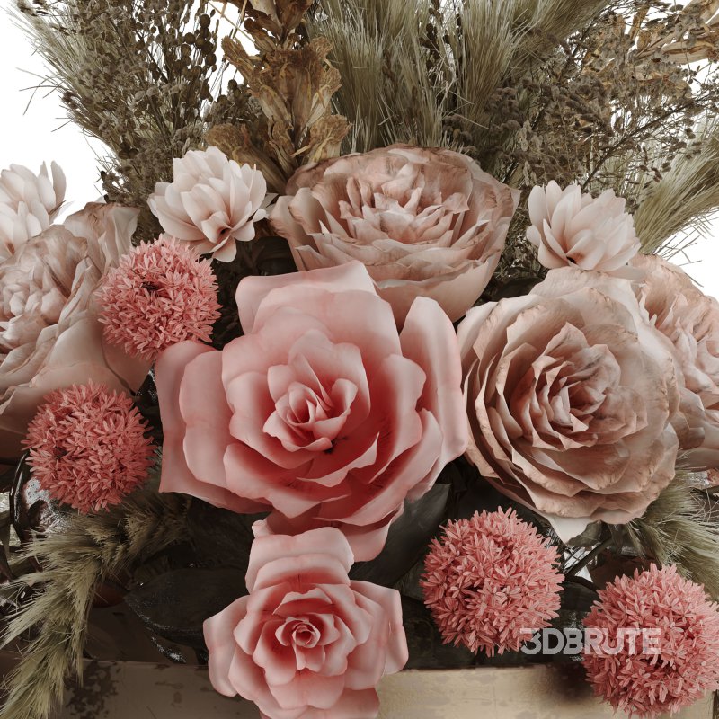 Bouquet of flowers set 011 Image 3