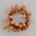 Rustic autumn pumpkin wreath - Thumbnail 3