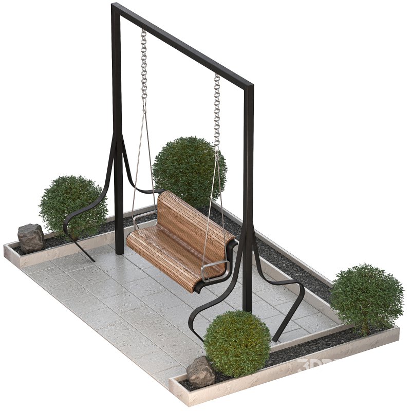 Garden Swing 04 Image 5