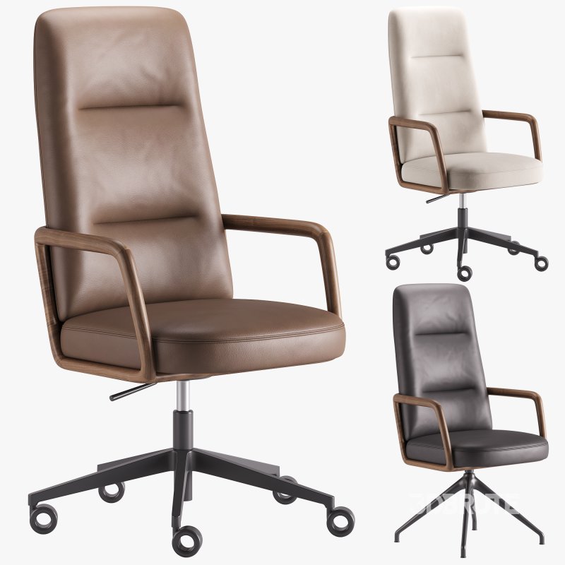Cuna High Back Office Chair by Porada Image 8