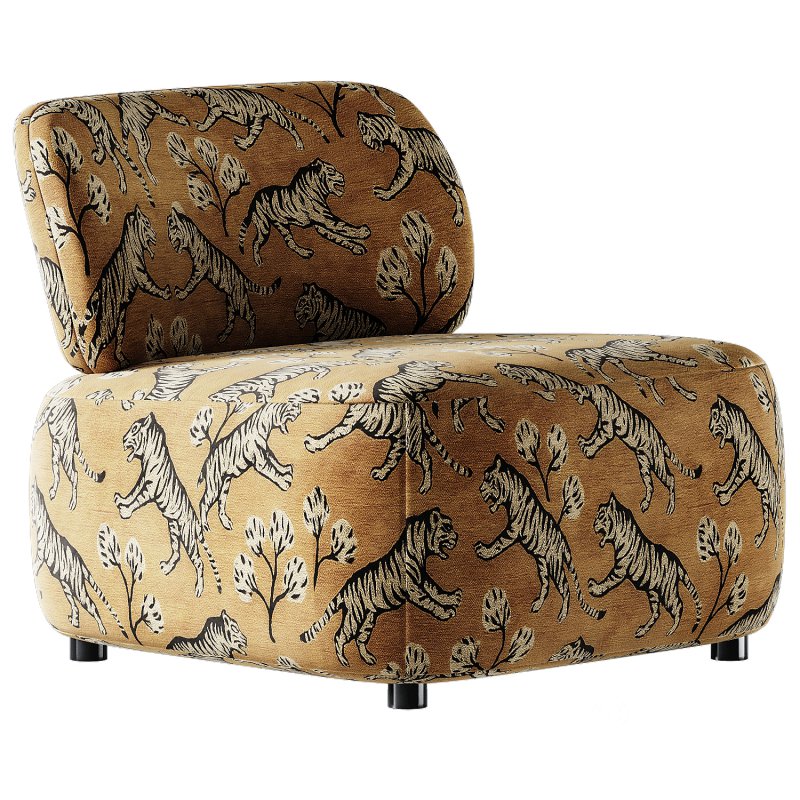 Nelvi Velvet Grey Chair by divan Image 3