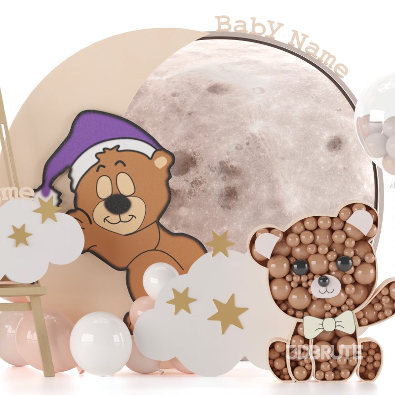 baby newborn room decorative Image 5