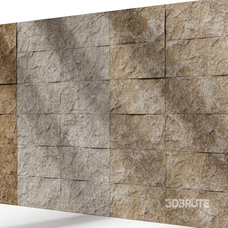 Split Face Travertine 07 (Seamless) Image 3