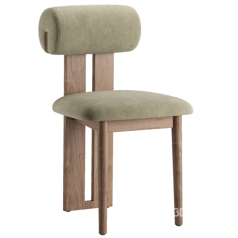 Galen Cream Boucle Dining Chair Image 5