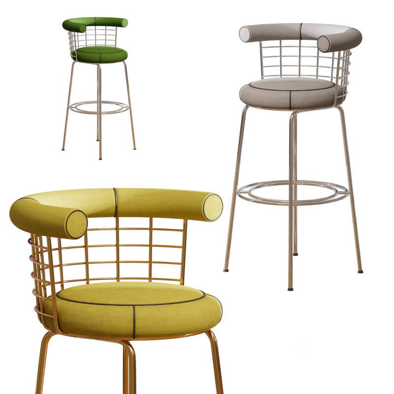 Mezzo_collection Bar stool Bery Image 8