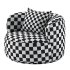 Kylan Boucle Swivel Chair - Thumbnail 7