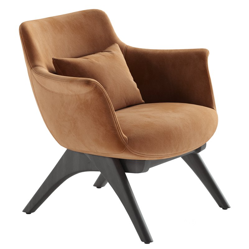 Bottega X Wood Lounge Chair Image 3