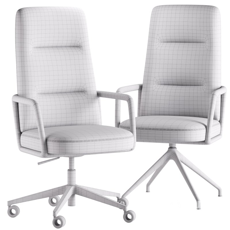 Cuna High Back Office Chair by Porada Image 7