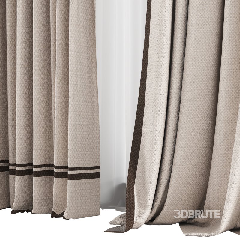 GO Silk and Cotton Curtain Set 88 Image 2