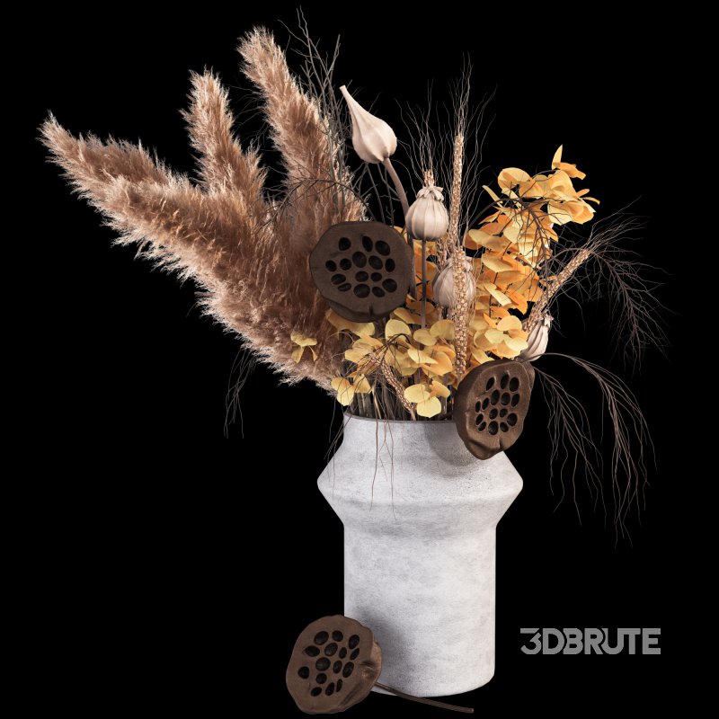 GD Minimal Dried Bouquet in Vase 45 Image 5