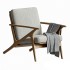Name: Cavett Wood Frame Chair - Thumbnail 2