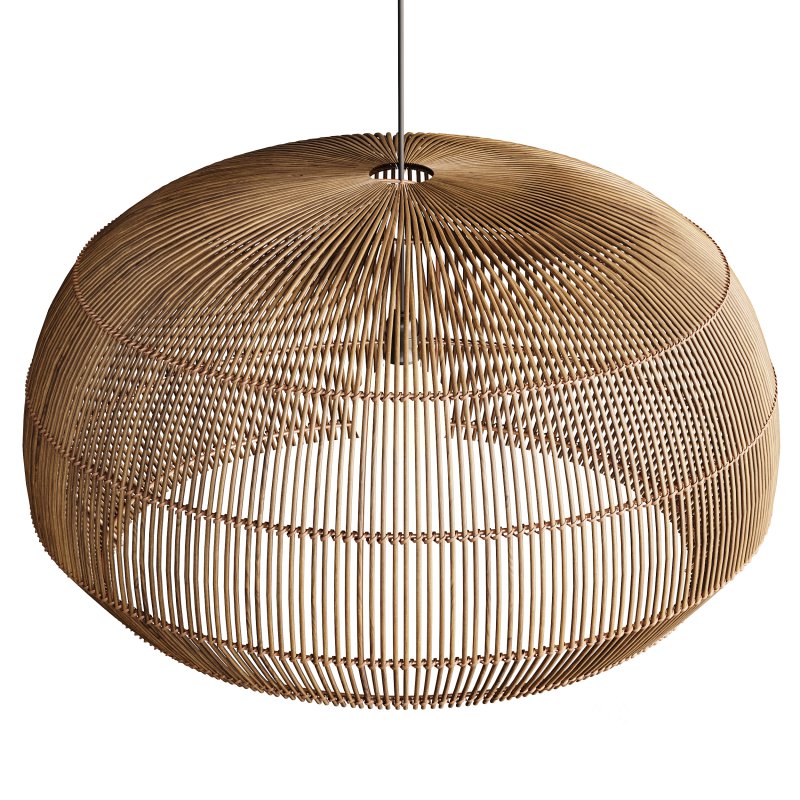 Nordic Chandelier Bamboo Hanging Lamps Image 9