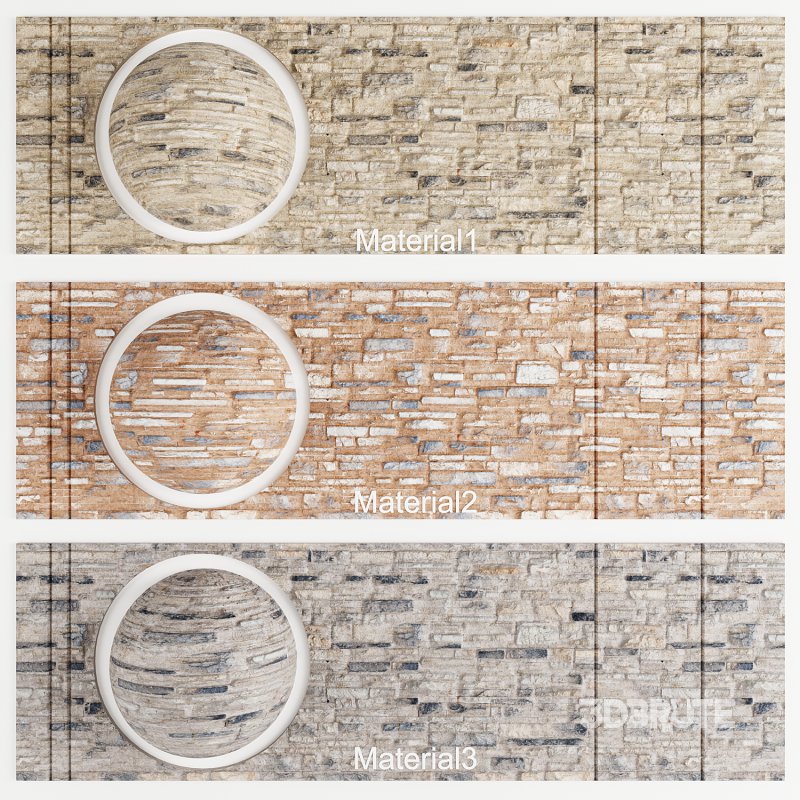 Stacked Stone Wall Image 1