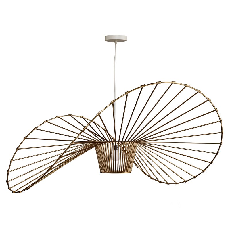 Handmade Bamboo Woven Vertigo Pendant Lamp Light Image 5