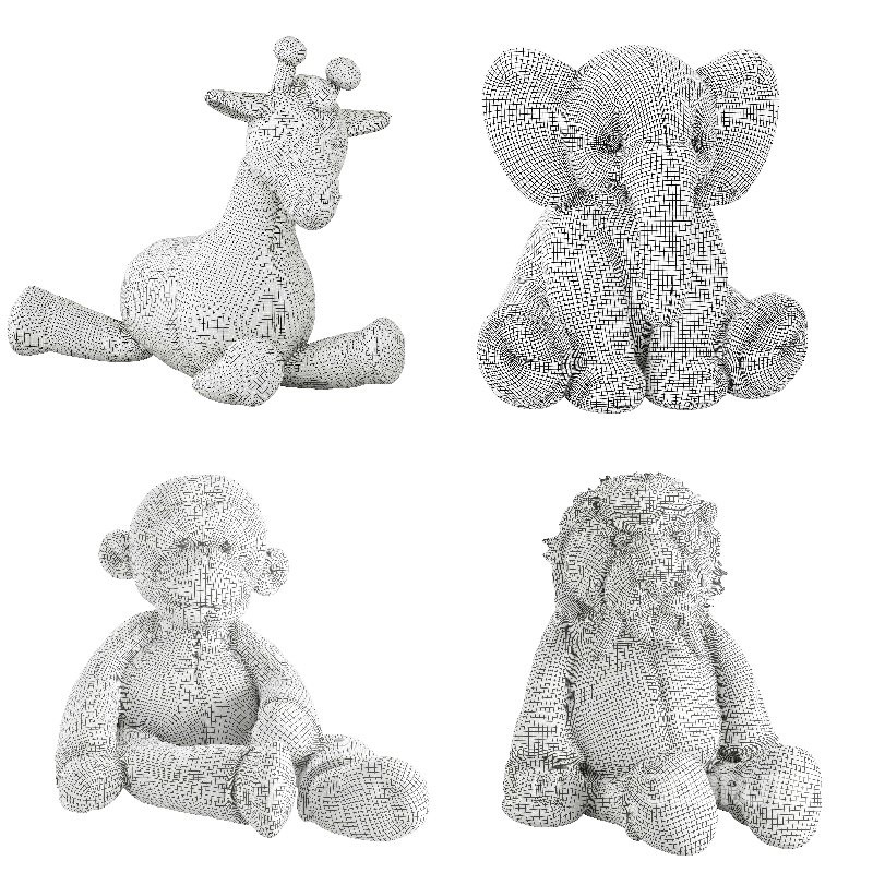 Plush Toys Set 01 Image 4