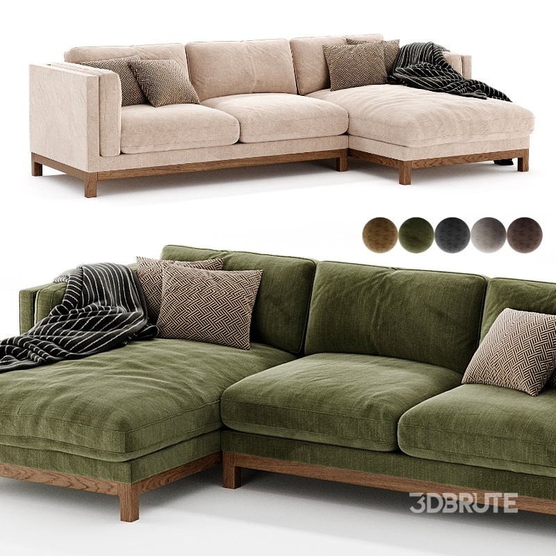 Owen Chaise Sectional Sofa Image 1