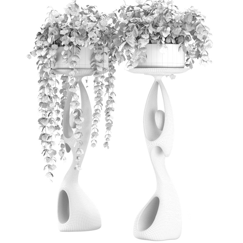 Metal Plant Set 09 Image 2