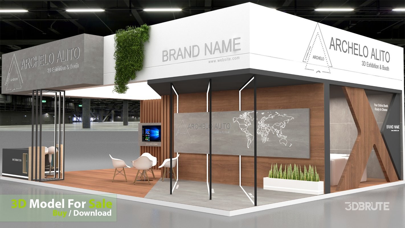 exhibition 3d model Image 2