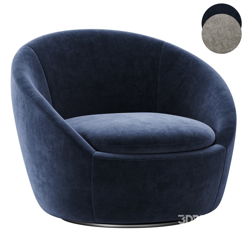 Cozy Swivel Chair By westelm Image 1