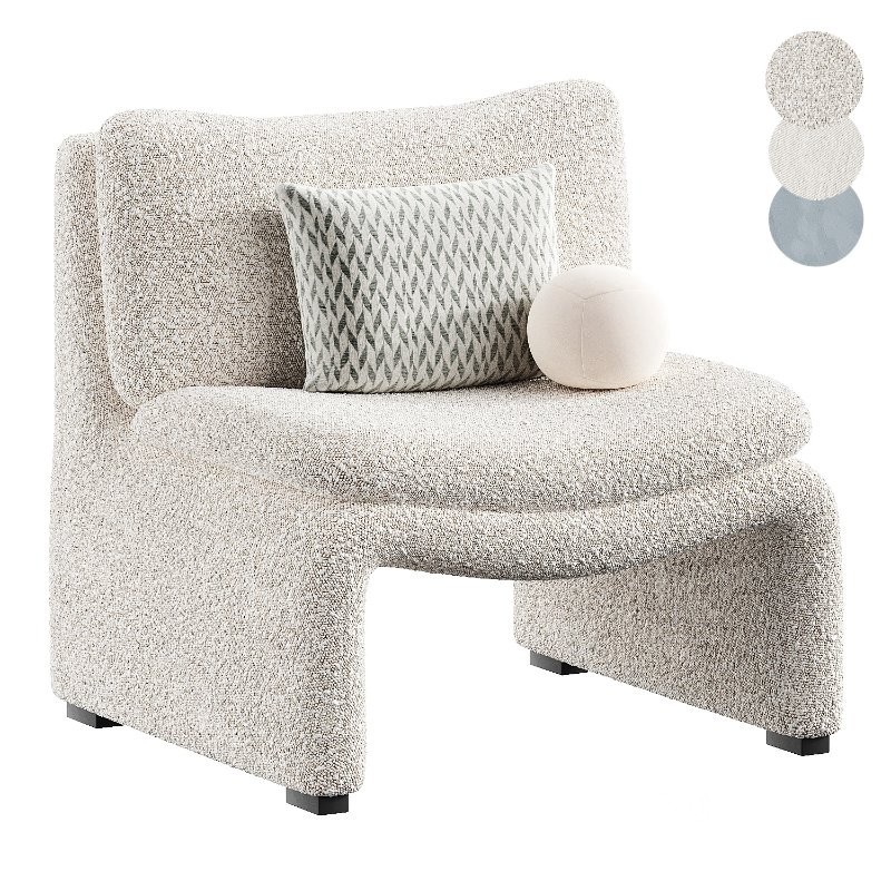 maya white chair Image 4